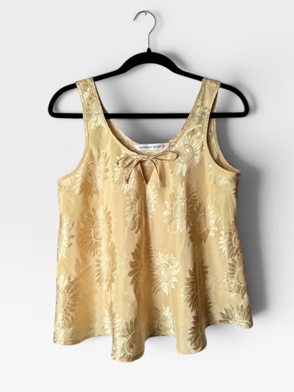 Victoria Secret Vintage Sunflower‎ Pajama Set Size Small Sleepwear Summer (A)
